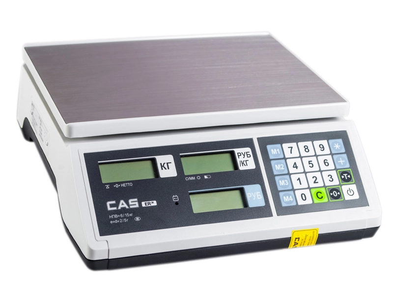 Весы торговые CAS ER-Jr-15CB