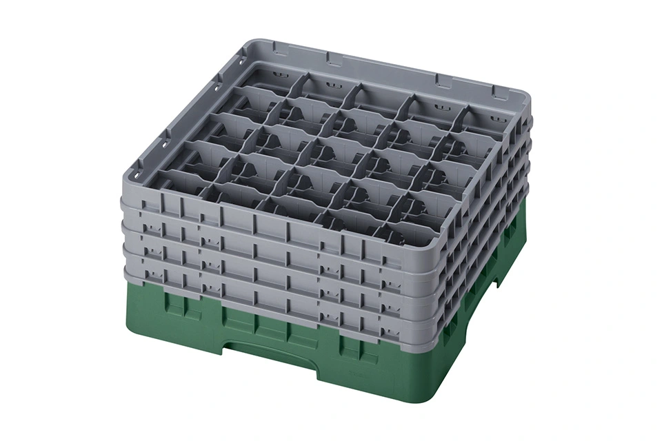 Кассета для бокалов Cambro 25S800 зел./сер.