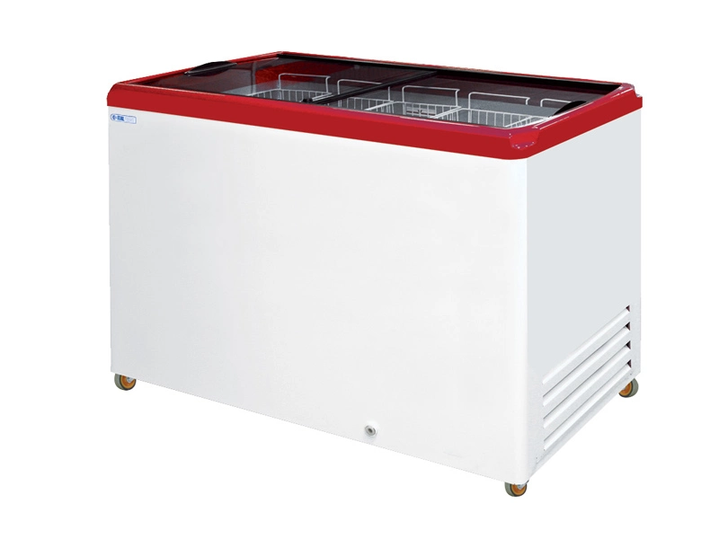 Ларь морозильный Italfrost СFT 400 F (красный)