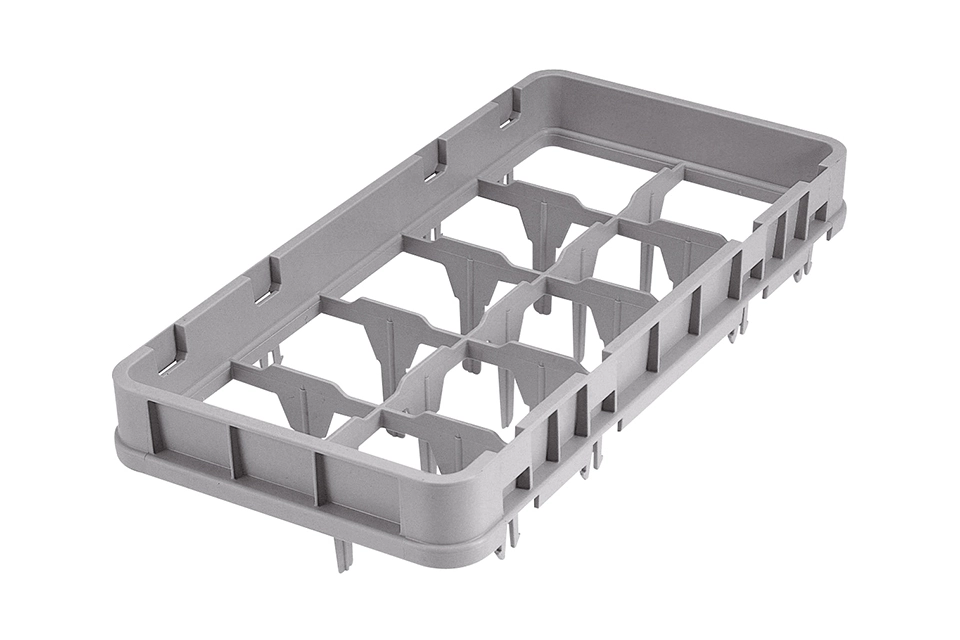 Кассета для бокалов Cambro 10HE1 мягк-сер.