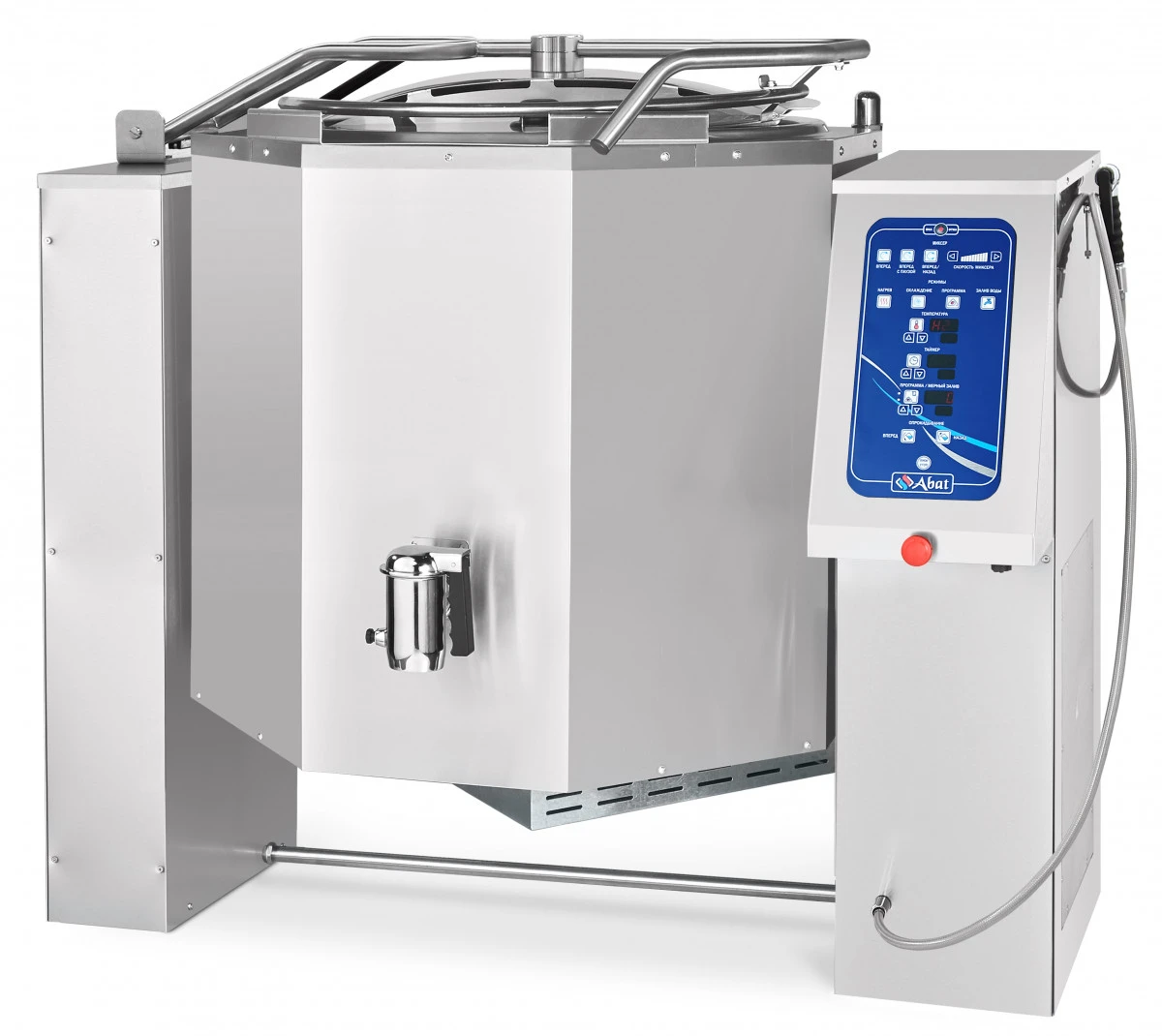 Котел пищеварочный Abat КПЭМ-250-ОМ2 сл. кран