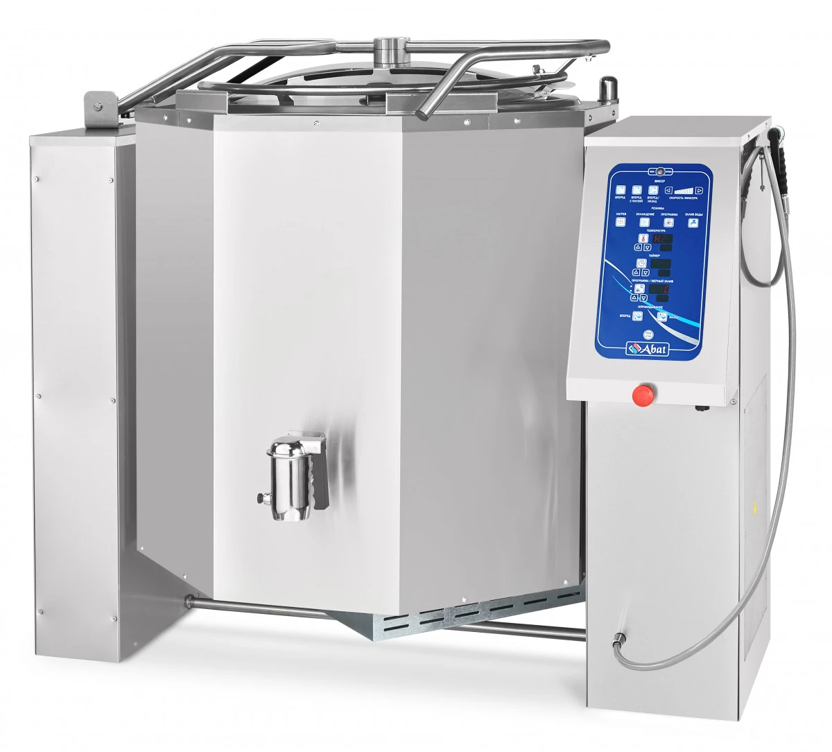 Котел пищеварочный Abat КПЭМ-350-ОМ2 сл. кран