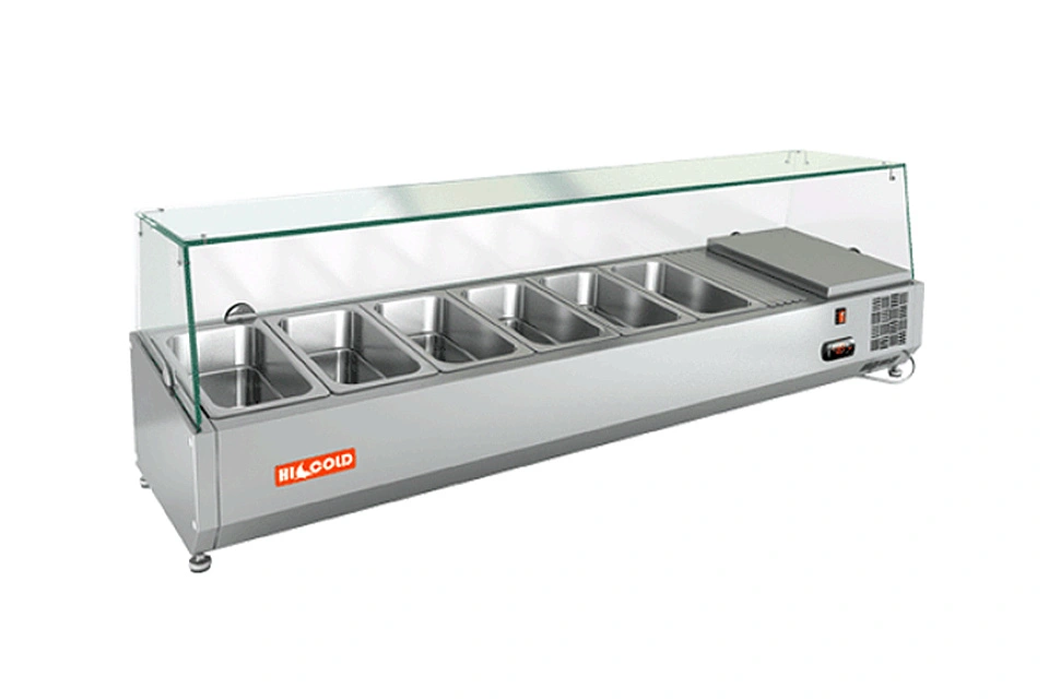 Витрина настольная HICOLD VRX 1500 1/3