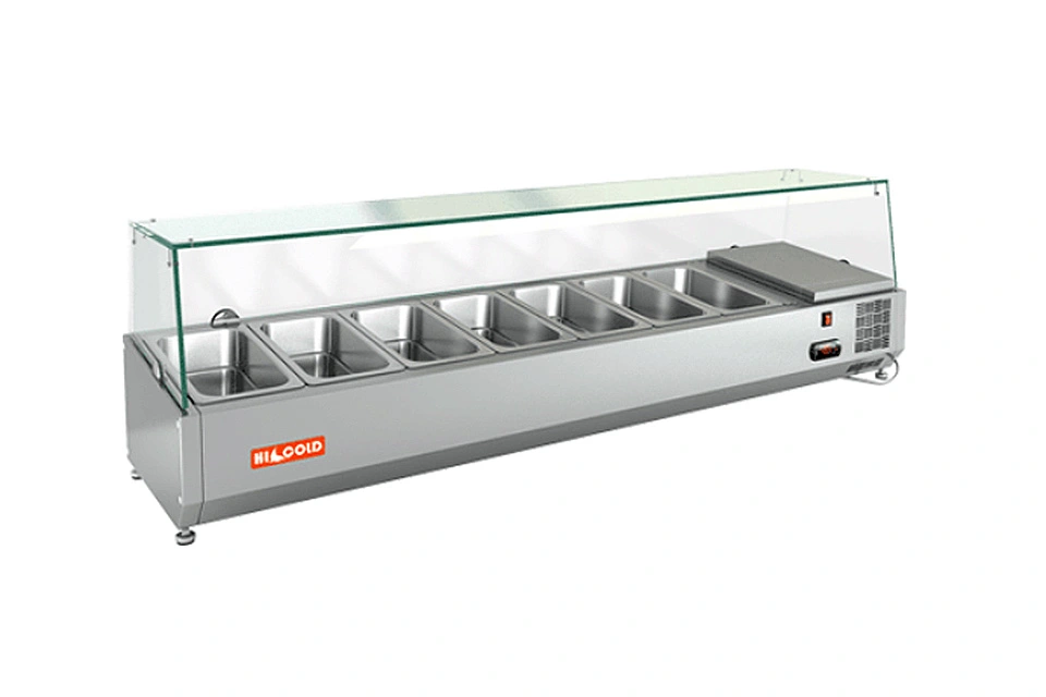 Витрина настольная HICOLD VRX 1600 1/3