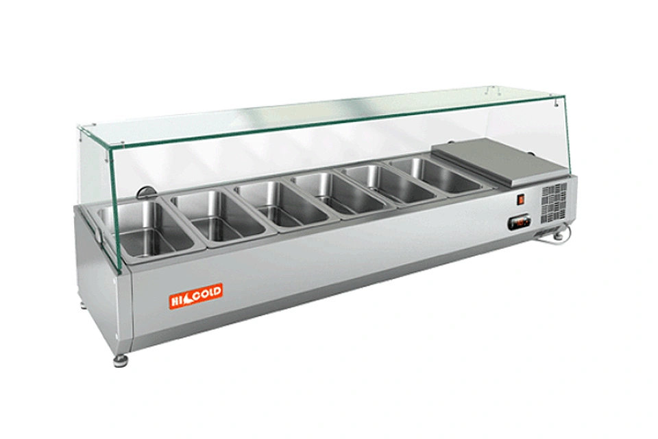 Витрина настольная HICOLD VRX 1400 1/3