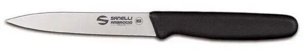 Нож Sanelli Ambrogio серии Supra, S682B11, для овощей 110 мм, черный