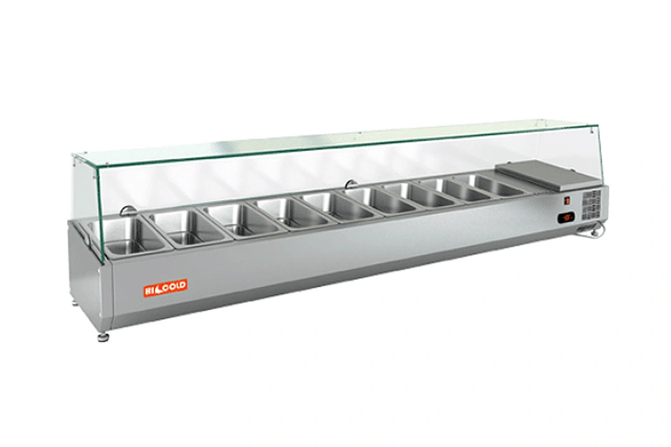Витрина настольная HICOLD VRX 2000 1/3