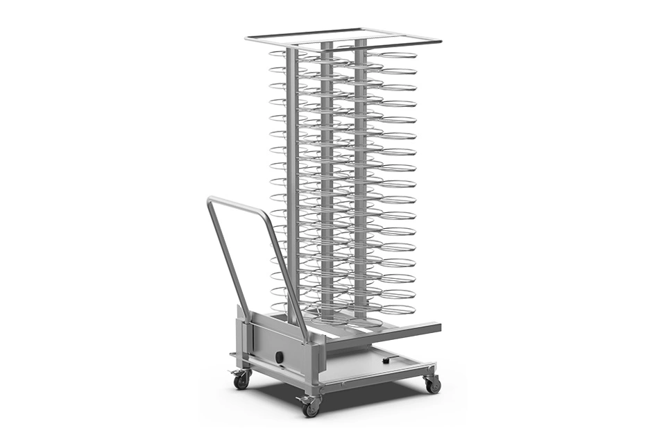 Тележка вкатная UNOX XEVTL-102P, на 102 тарелки для пароконвектомата XEVL