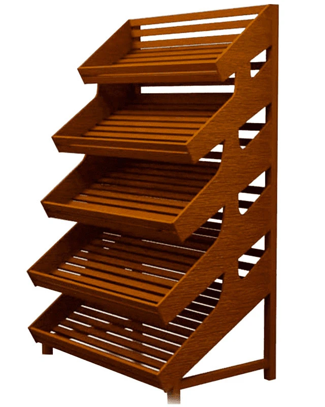 Стеллаж для хлеба с пятью полками, без накопителя Евромаркет В019