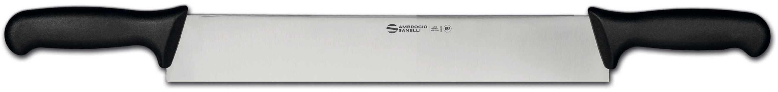 Нож Sanelli Ambrogio SW44036B, для сыра с двумя ручками 360 мм, черный