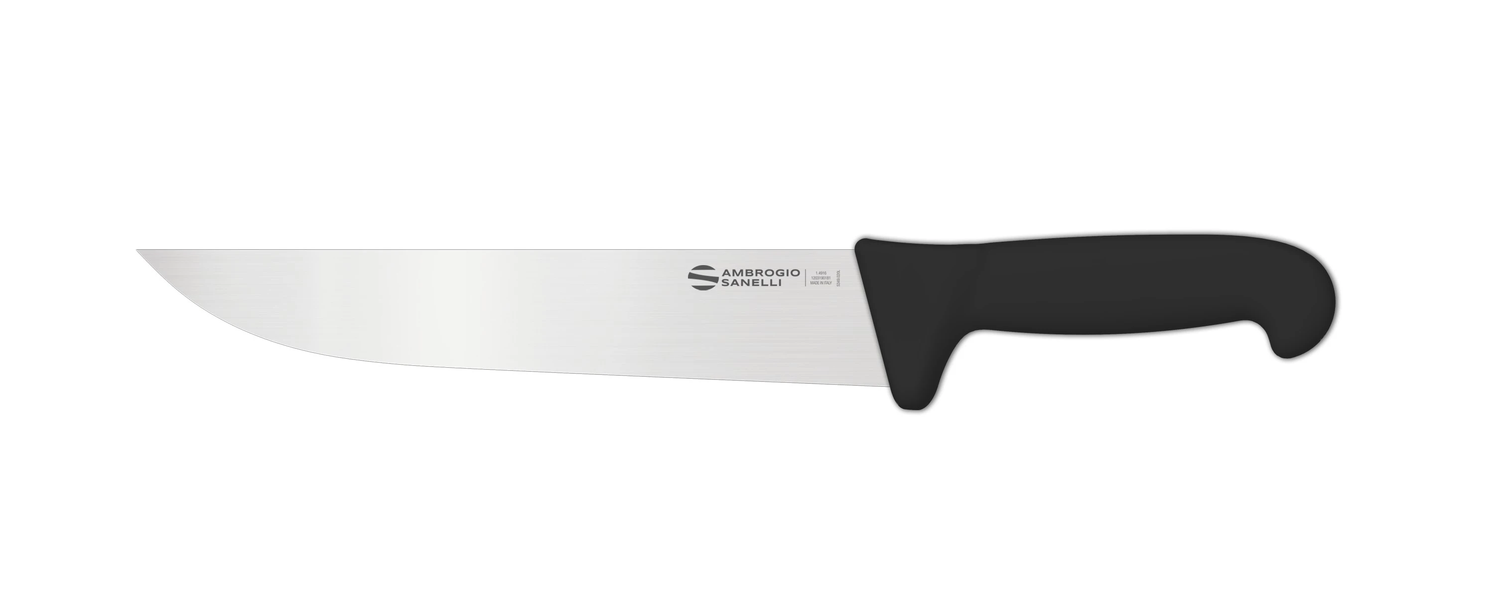 Нож Sanelli Ambrogio серии Supra, SM09024B, для мяса 240 х 44 мм, черный