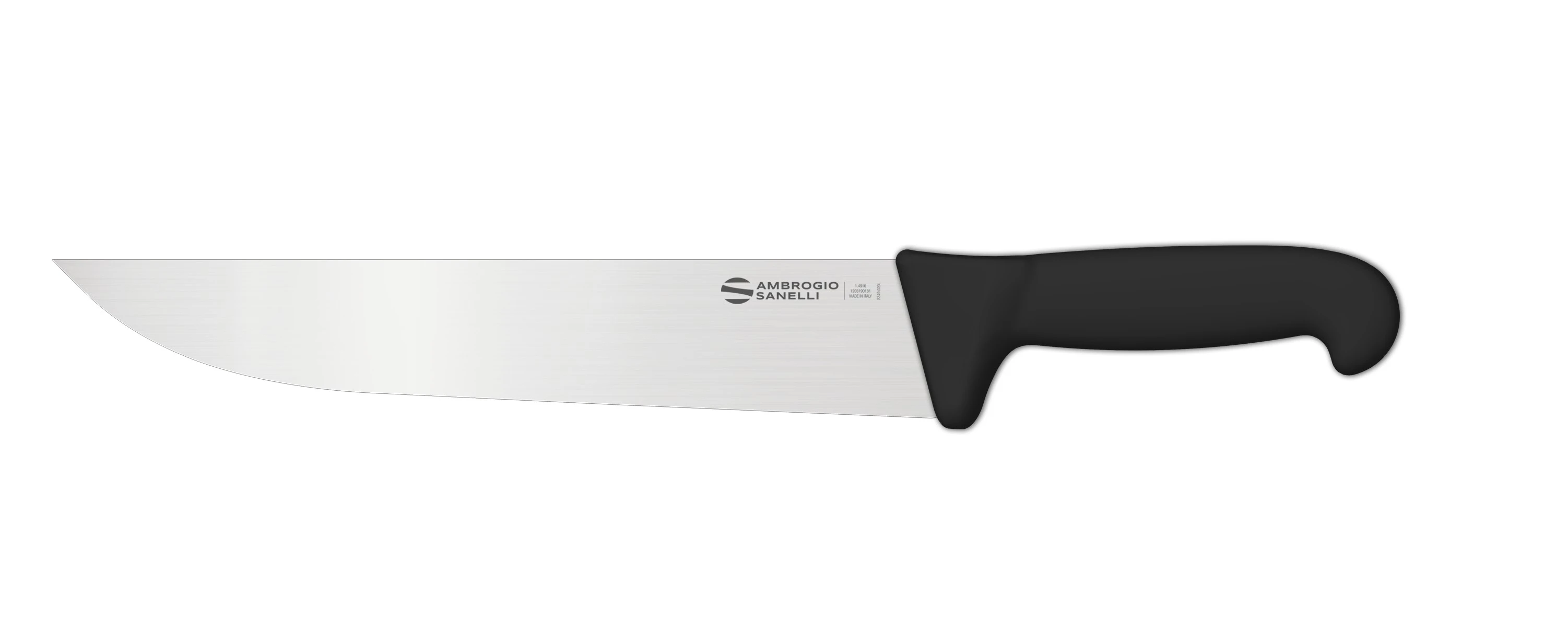 Нож Sanelli Ambrogio серии Supra, SM09026B, для мяса 260 х 46 мм, черный