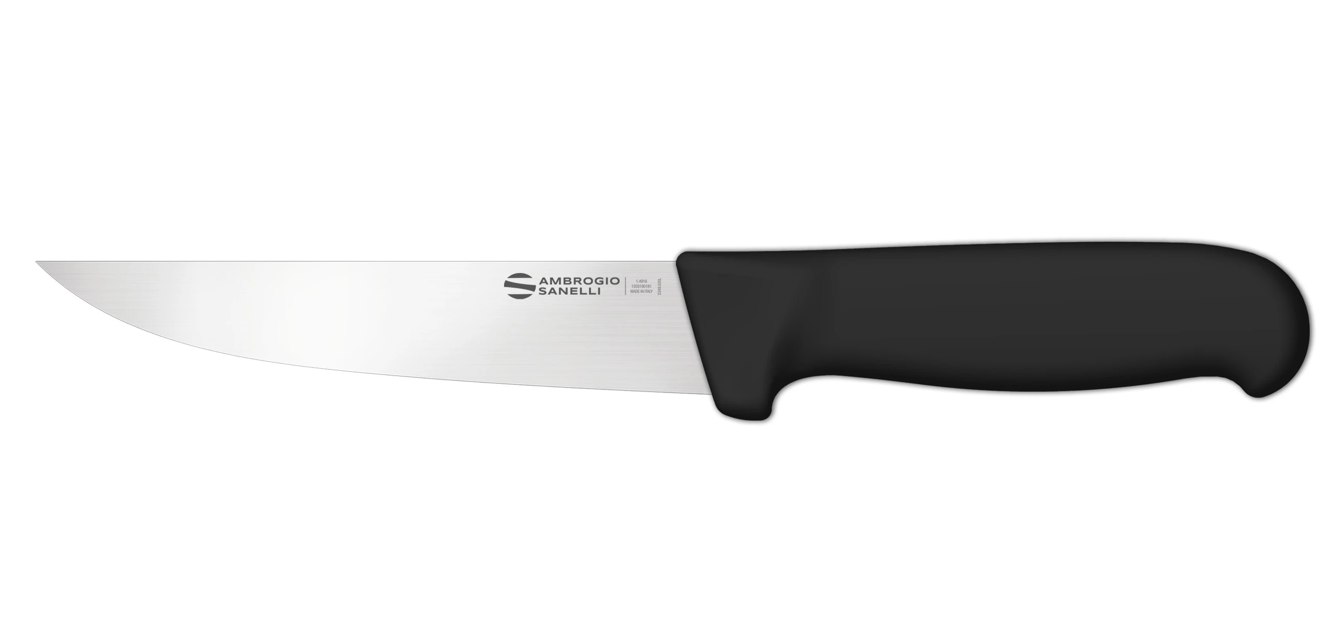 Нож Sanelli Ambrogio серии Supra, SD12016B, обвалочный 160 мм, черный