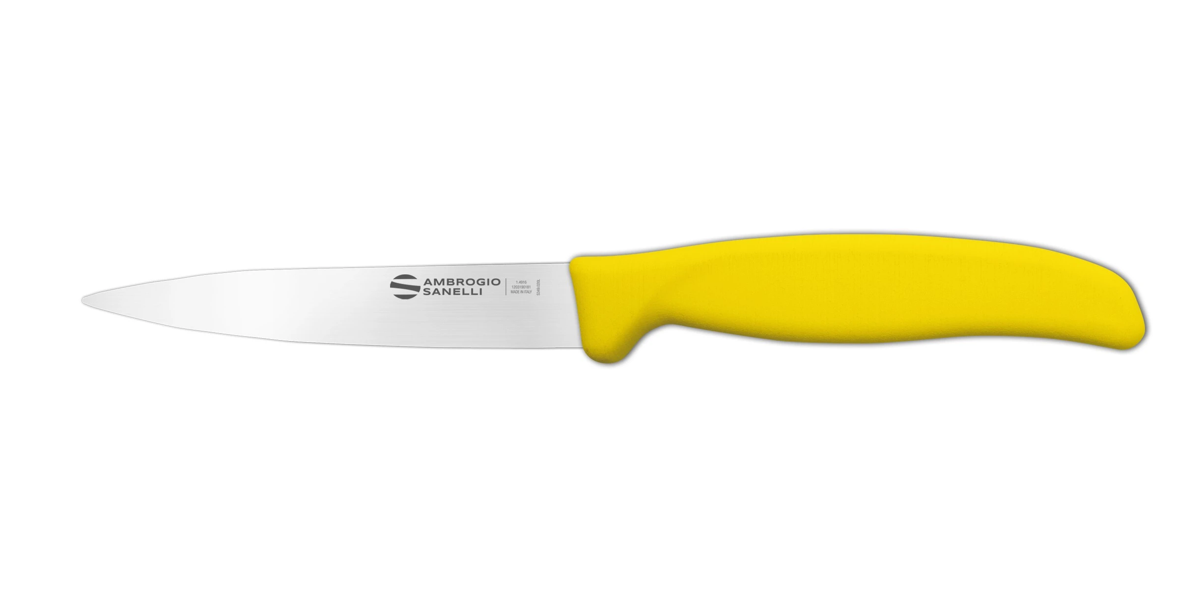 Нож Sanelli Ambrogio серии Supra Colore, ST82011Y, для овощей 110 мм, желтый