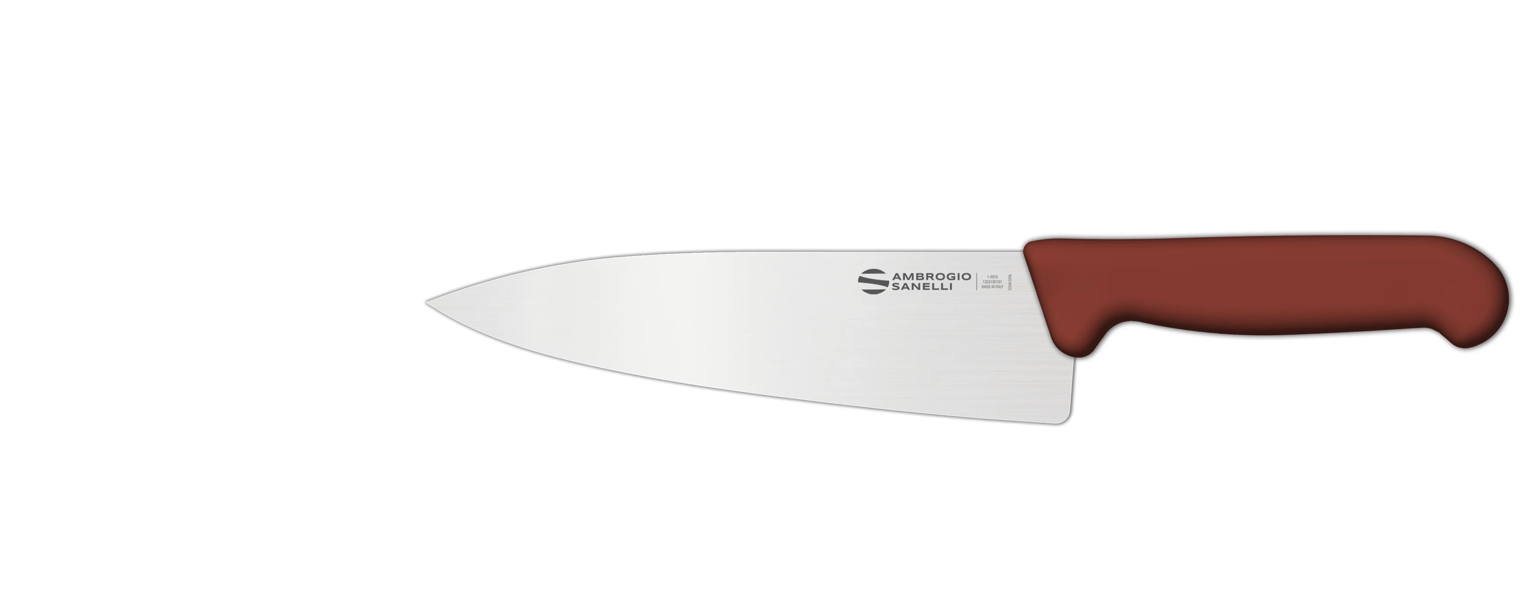 Нож Sanelli Ambrogio серии Supra Colore, SC49016N, кухонный 160 х 44 мм, коричневый