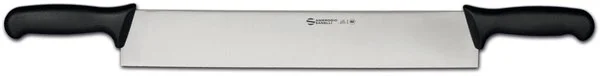 Нож Sanelli Ambrogio SW44040B, для сыра с двумя ручками 400 мм, черный
