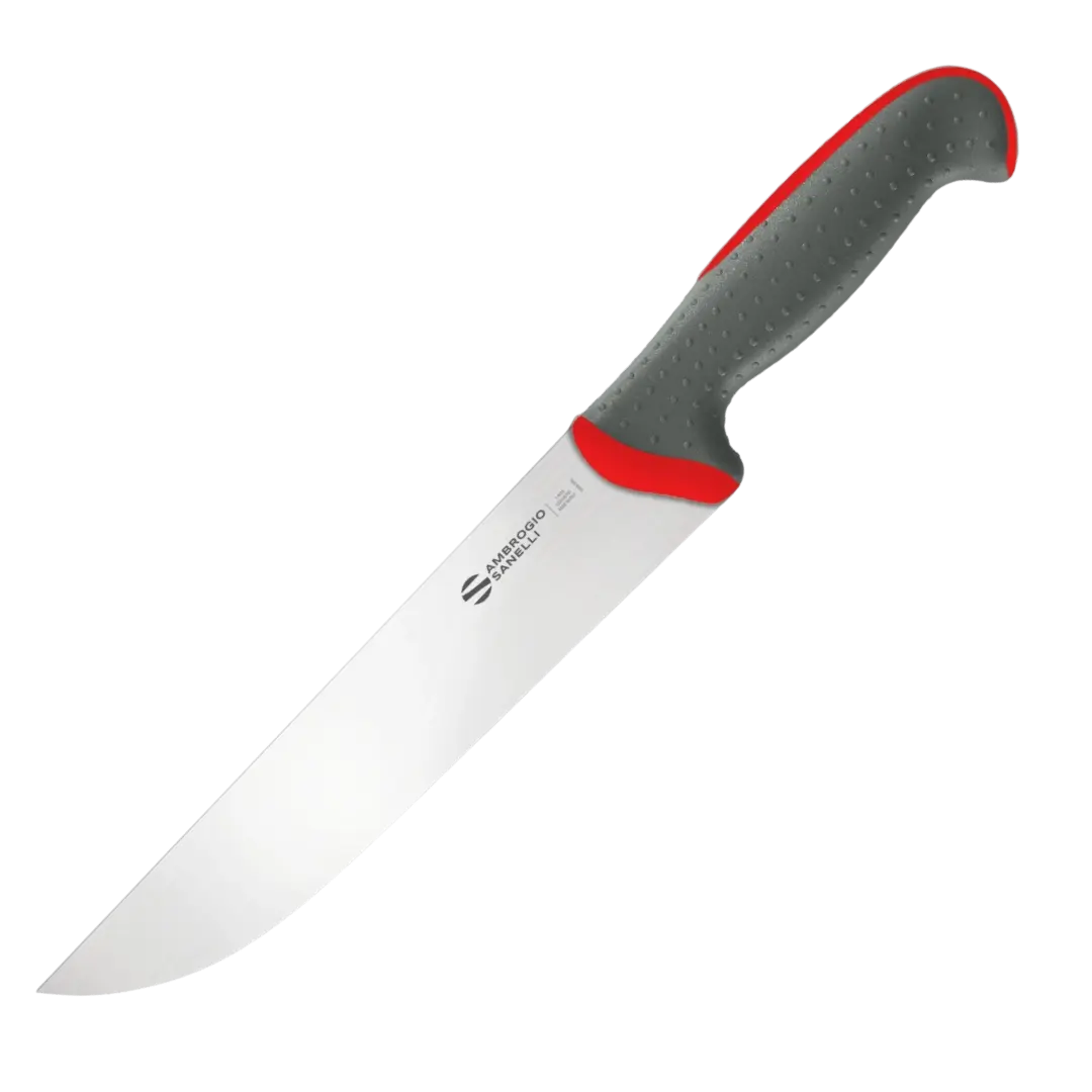 Нож Sanelli Ambrogio серии Tecna, TM09022R, для мяса 220 мм, красный
