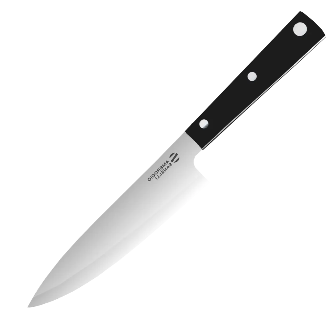 Нож Sanelli Ambrogio серии Hasaki, HC49020B, Янаги 200 мм, черный