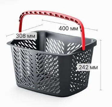 Корзина покупательская Reklime B20C.ECO.Черн.РЧ