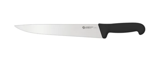 Нож Sanelli Ambrogio серии Supra, SA71030B, разделочный 300 х 46 мм, черный