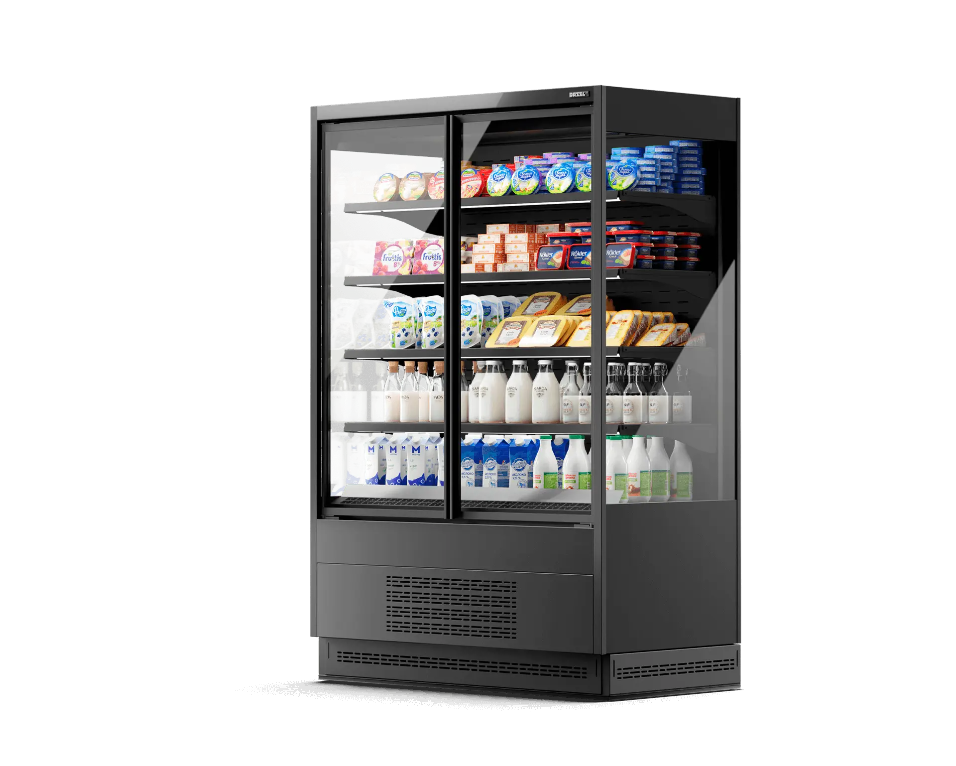 Витрина холодильная Dazzl серии Vega DG 070 H195 Plug-in 125