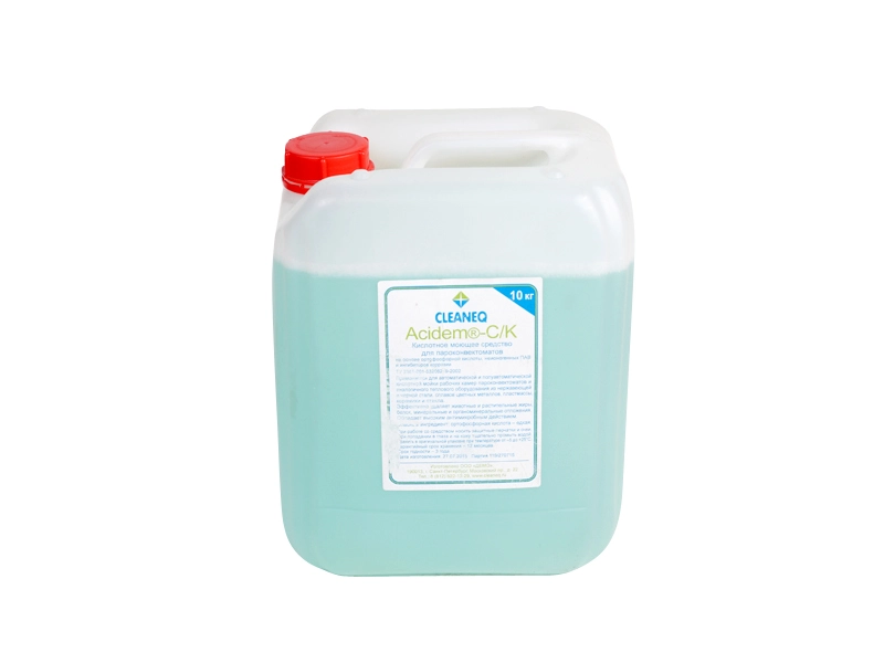 Моющее средство для пароконвектоматов CLEANEQ Acidem C/K