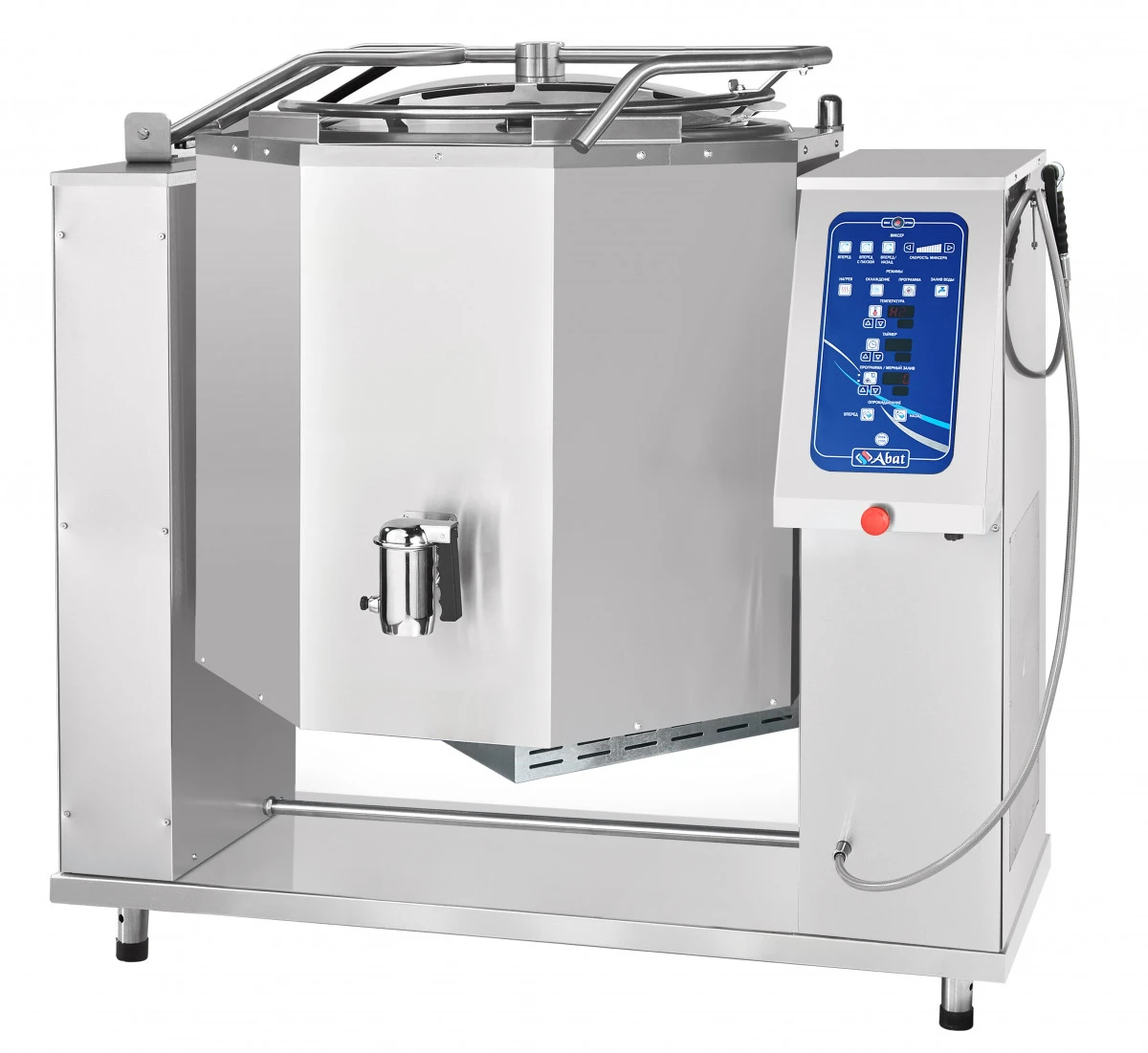 Котел пищеварочный Abat КПЭМ-250-ОМ2 сл. кран