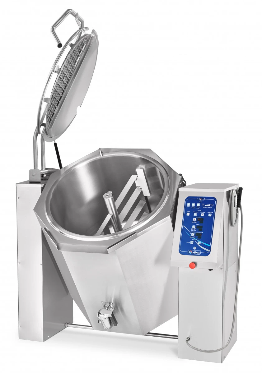 Котел пищеварочный Abat КПЭМ-350-ОМ2 сл. кран