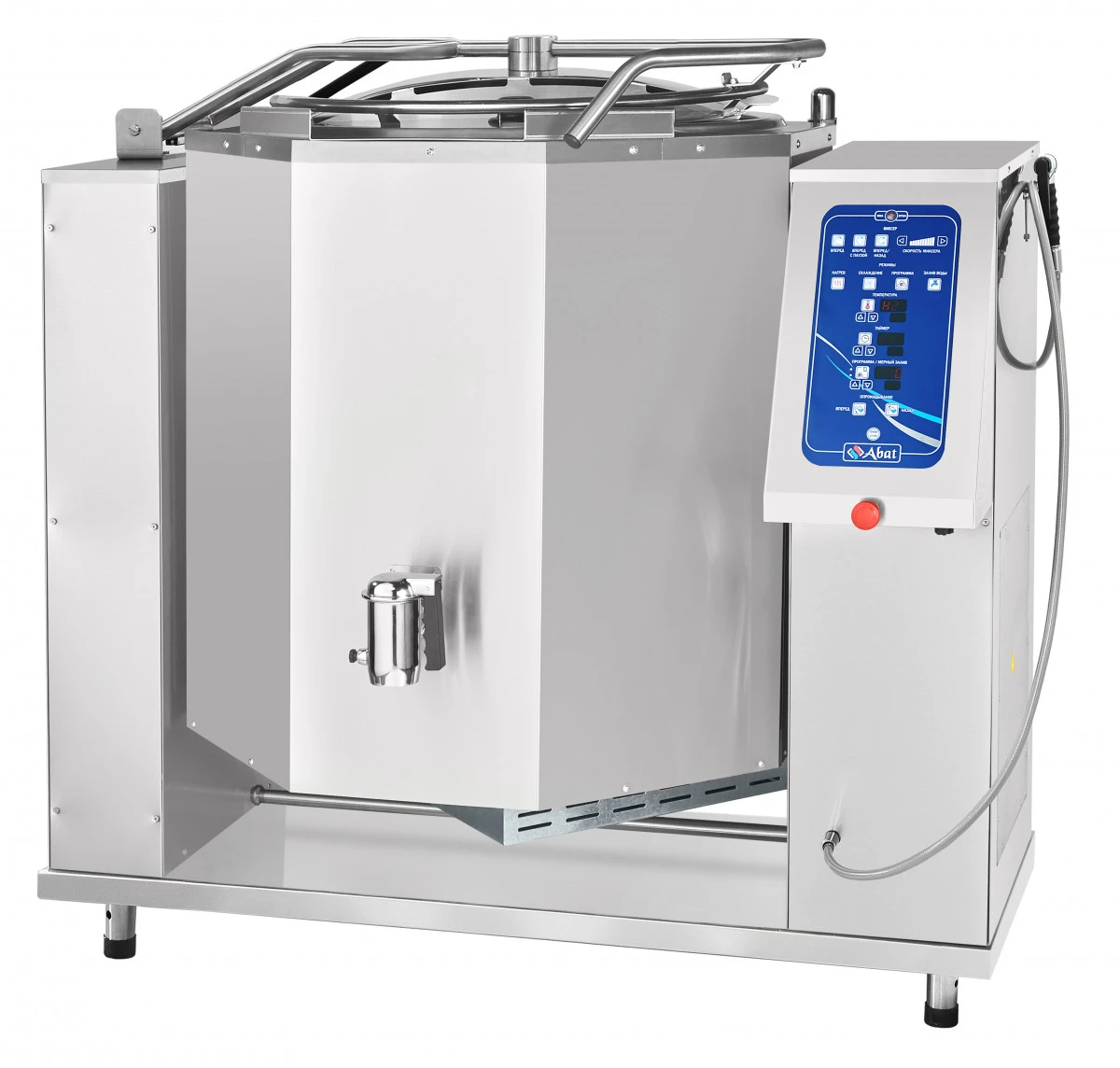 Котел пищеварочный Abat КПЭМ-350-ОМ2 сл. кран