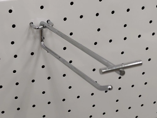 Крючок для торговых стеллажей EKSI SH50S-300ST хром