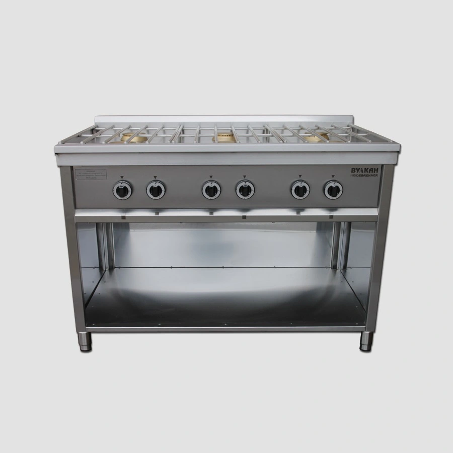 Плита Вулкан-Heidebrenner ПРГ-IIA-6М серия Standart 900, 823109, газовая
