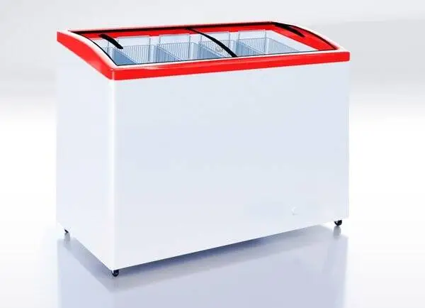 Ларь морозильный Italfrost СF 600 C (красный) с корзинами