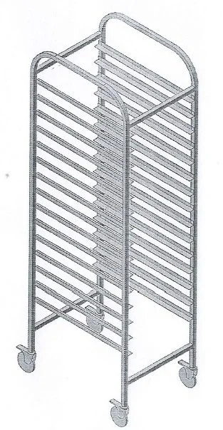 Тележка транспортировочная WLBake Ст.трTR-15(400x600)сб_БУХ