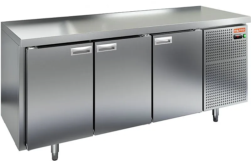 GN 111/BT O стол охл.(-10-20), островн.,3 двери, 1835х700х850мм, Hicold RUS