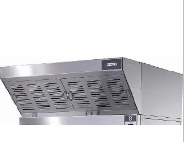 Зонт вытяжной для печи для пиццы CUPPONE TIEPOLO KTP635L AS