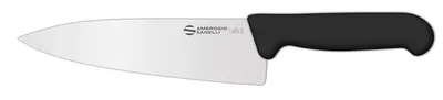 Инвентарь и инструмент Нож Sanelli Ambrogio серии Supra, SC49016B, кухонный 160 х 44 мм, черный