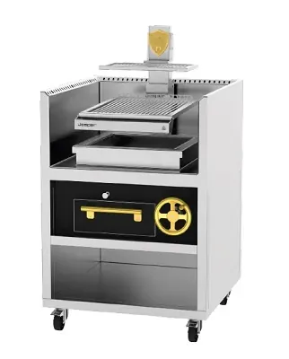 Грили на углях и дровах ГРИЛЬ ОТКРЫТЫЙ JOSPER BASQUE PVJ-50-1-1-MB