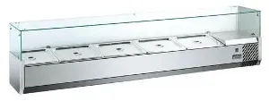Витрины холодильные универсальные ВИТРИНА ХОЛОДИЛЬНАЯ HURAKAN HKN-VRX1200/380