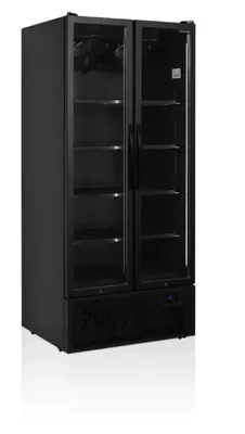 Шкафы морозильные ШКАФ ХОЛОДИЛЬНЫЙ СО СТЕКЛОМ TEFCOLD FS890H BLACK