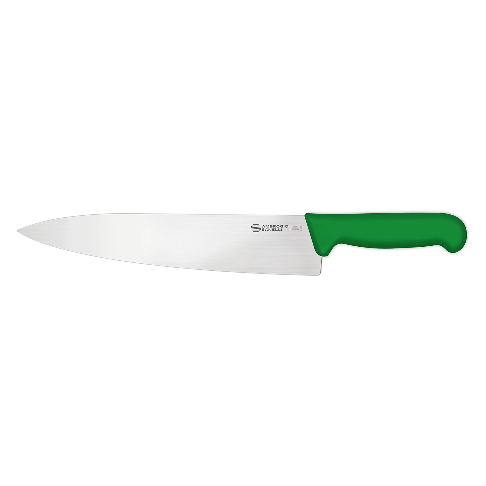 Нож Sanelli Ambrogio серии Supra Colore, SC49030G, кухонный 300 мм, зеленый