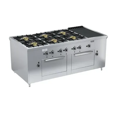 Плиты профессиональные ПЛИТА ГАЗОВАЯ ВУЛКАН-HEIDEBRENNER ПРГ-IIA-8-1 2ДШ MAXI 82442
