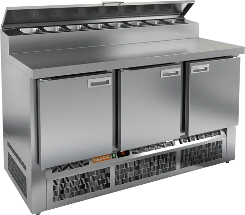Столы для пиццы и салатов СТОЛ ДЛЯ ПИЦЦЫ HICOLD PZE2-111/GN (1/6H) (R290)