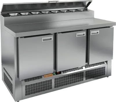 Столы для пиццы и салатов СТОЛ ДЛЯ ПИЦЦЫ HICOLD PZE2-111/GN (1/6H) (R290)