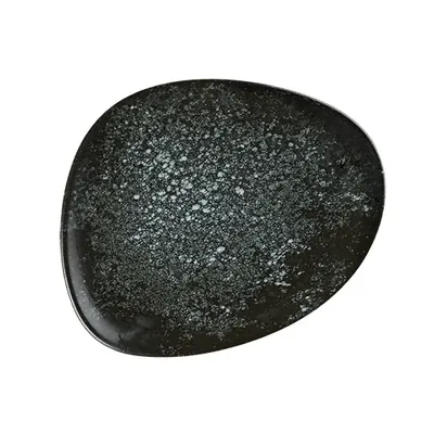 Тарелки, блюда, салатники, миски Тарелка Bonna 70386, d=240 мм, черный космос, форма ваго