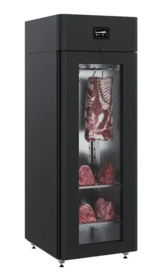 Шкафы для созревания ШКАФ ХОЛОДИЛЬНЫЙ.СО СТЕКЛЯННОЙ ДВЕРЬЮ POLAIR CS107-MEAT BLACK ТИП 1 1001228d