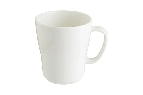Кружка Bonna KAF300MUG, 68967, 300 мл d=84 мм h=98 мм белый блюдце 68962,73963 форма Каф