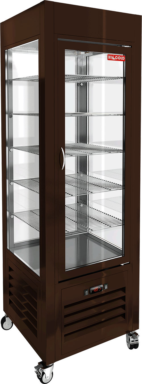 Витрины кондитерские ВИТРИНА КОНДИТ/ВЕРТИКАЛЬНАЯ HICOLD VRC 350 BROWN