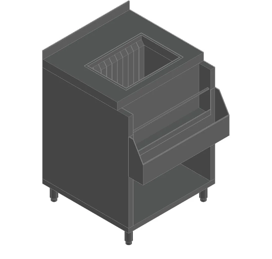Станция барная с бортом Hicold НБМВЛ-6/6БК (+100ММ)