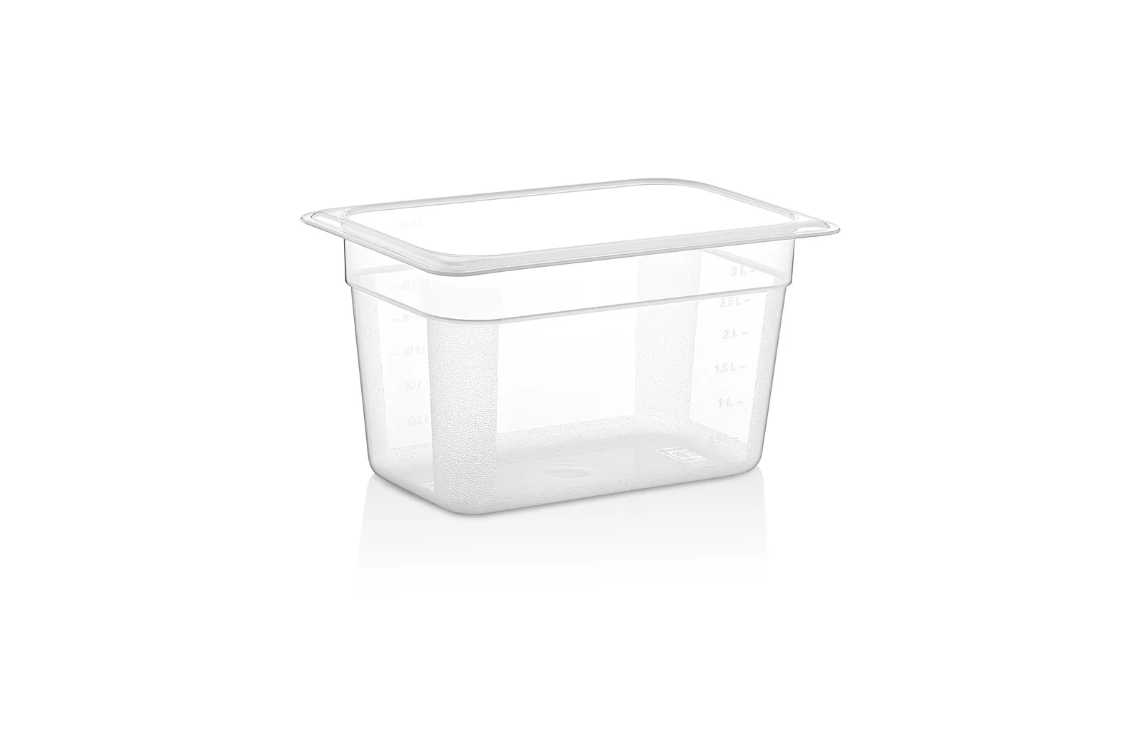 Гастроемкость 1/4 h=150 мм. 265*162 мм. 3,5 л. п/п прозрачная GP Gastroplast