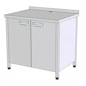 Стол-тумба от задней линии кассы RoboLabs STBR1D-100/60-H95